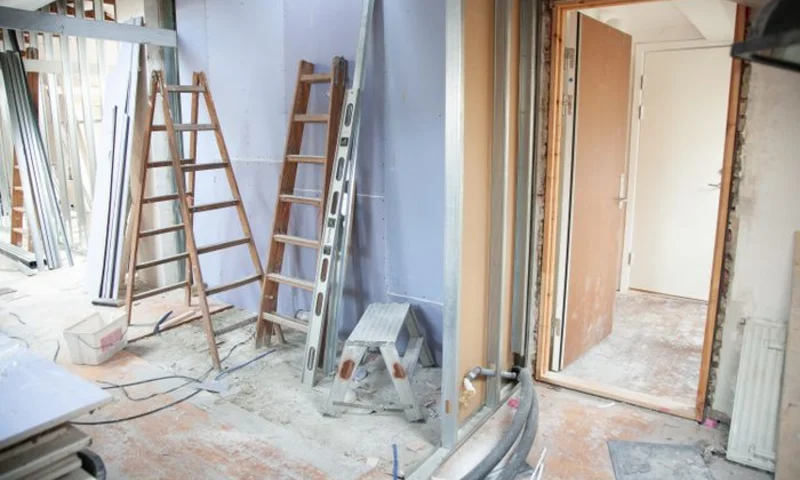 Finished basement living space