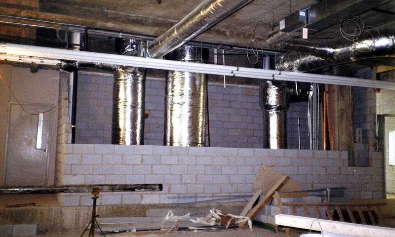 Residential duct cleaning and sealing work