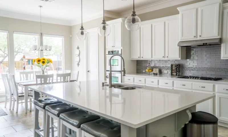Bright renovated residential kitchen